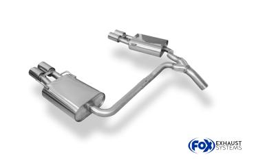 Endschalldämpfer rechts/links - 2x80 Typ 13 rechts/rechts passend für: Ford Mondeo IV 1,6l 2,0l + 1,6l TDCi - 2,2l TDCi Fließheck